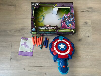 NERF Mech Strike CAPITAN AMERICA Blast Shield Scudo Hasbro F4377 Marvel Avengers