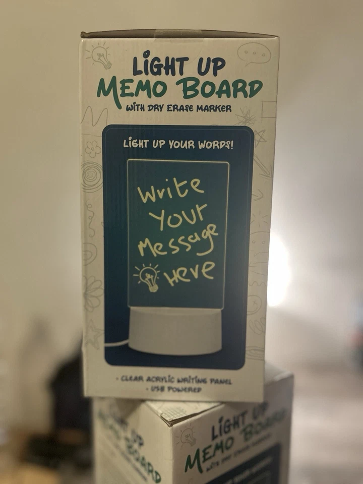 Light Up Memo Board Electronic LED Light  - Image 4 of 4