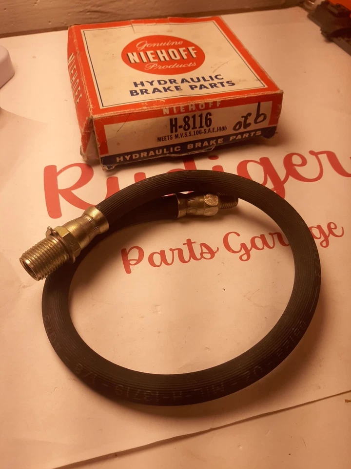 NOS Niehoff HYDRAULIC BRAKE LINE H-8116 Foto 3 de 3
