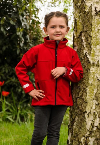 Result Junior Classic Softshell 3-Layer Jacket R121J-Y -Kid Winterwear Warm Coat - Picture 2 of 8