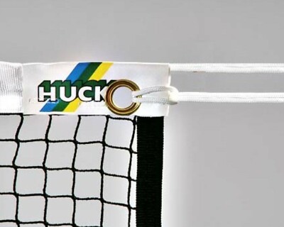 HUCK | Badminton-Trainingsnetz | Badmintonnetz | Federball | Nylon-Spannleine |