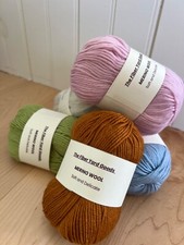 100 Merino Wool Yarn for Knitting 4-Ply Luxury Warm Soft Lightweight Knit
