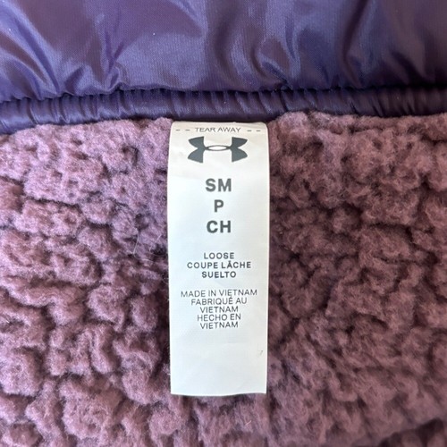 Under Armour Reversible Slick/Fleece Jacket Women's Small New with Tags - Picture 7 of 10