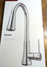 Pfister Classic Chrome F-529-7PFC High Arc Pull-Down kitchen faucet, New