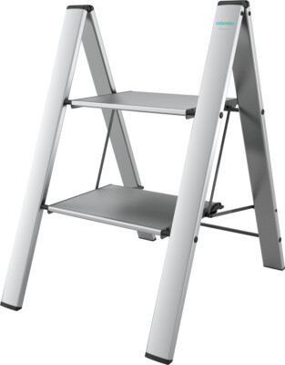 Colombo Aluleiter Leonardo 2-stufig / Designer-Leiter / Trittleiter / Tritt