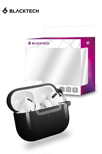 Blacktech Stay Black Gloss Hard Case for Airpods 3