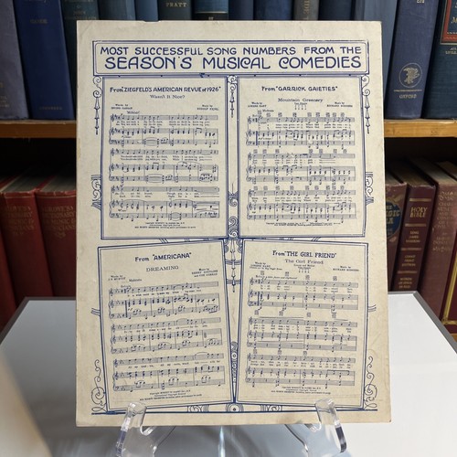 Rodgers and Hart "PRESENT ARMS!" Herbert Fields 1928 Broadway Sheet Music - Picture 2 of 5
