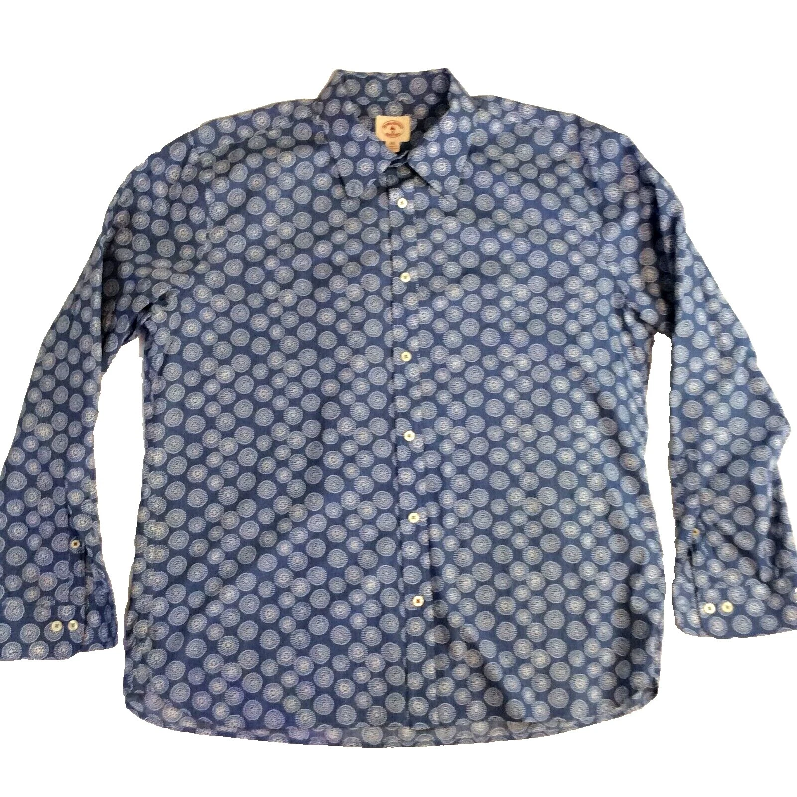 Brooks Brothers Geometric 100% Cotton Dress Shirts for Men