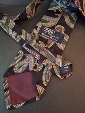 Polo Ralph Lauren Men's Blue Paisley 100% Silk Neck Tie MADE IN USA