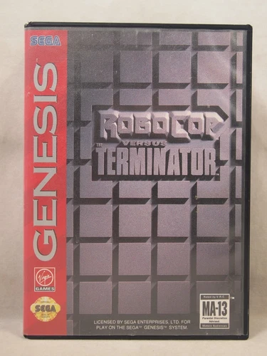 Robocop Vs The Terminator Case (SEGA Genesis) Authentic BOX ONLY
