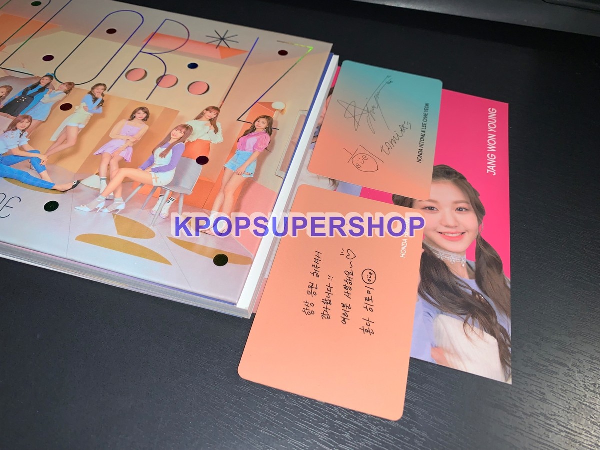 IZ*ONE 1st Mini Album Color*IZ CD Hitomi + Unit Photocards Rare