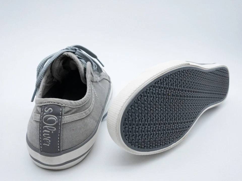 S.Oliver Baskets Femme Chaussures De Loisirs Gris Taille 39 EU Art. 28234-80 - Photo 2/4