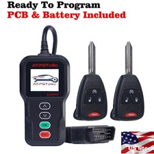 2 New Programming Remote Key Fob And Tool For 2007 - 2017 Jeep Wrangler Compass