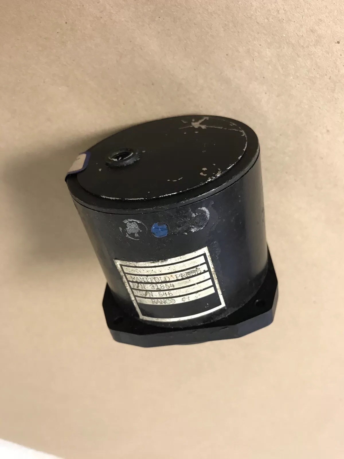 Cessna Piper Ranco Manifold Pressure Gauge 31854 (1217) eBay