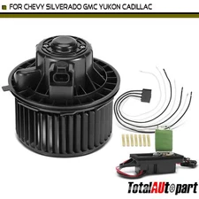 HVAC Blower Motor & Resistor for Chevy Silverado Tahoe GMC Yukon Cadillac Front