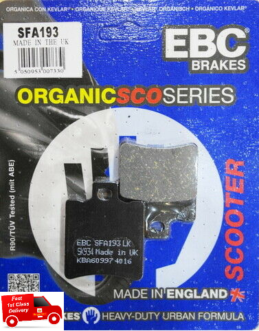 Fits Honda X8R-S / X8R-X 1998 to 2004 EBC Organic FRONT Disc Brake Pads SFA193 - Picture 1 of 1