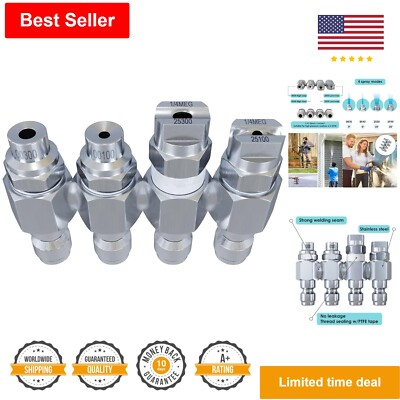 #ad #ad Stainless Steel Pressure Washer Nozzle 4 Tip Soft Wash Nozzle 2 3 GPM $81.99