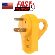 125V 30Amp Heavy Duty Male Plug RV Replacemen...