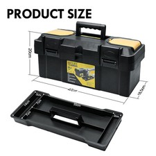 B-WAREN Werkzeugkoffer 16" Toolbox Werkzeugkiste Werkzeugkasten Lagerkiste