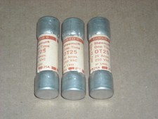 Gould   OT25   Fuses   Lot of 3
