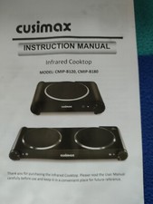 Cusimax Infrared Cooktop Cmip-b180