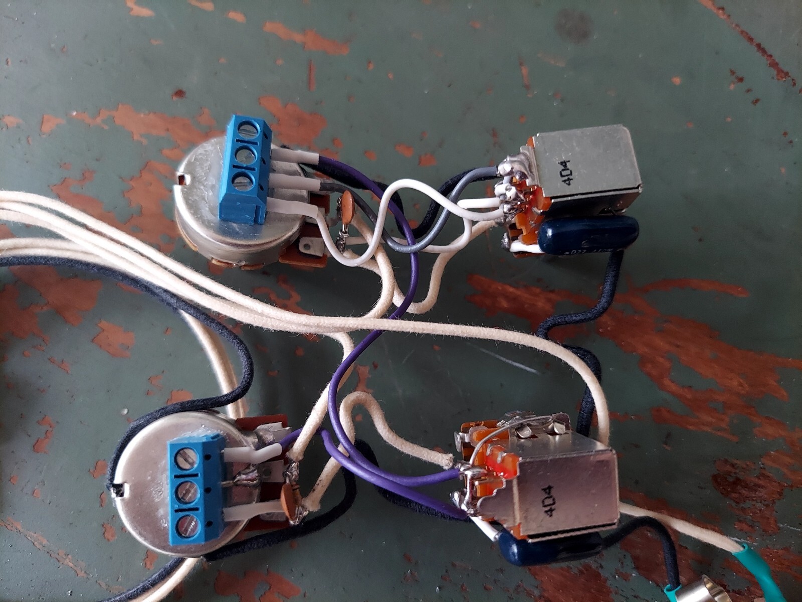 Les Paul Solderless Wiring Harness Bourns 500k 19mm ,Coil Split , Out