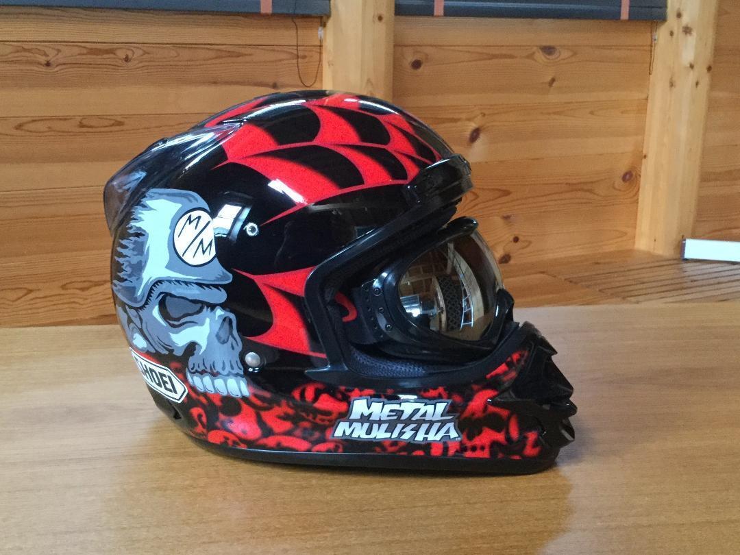 Shoei Off Road VFX-DT Metal Mulisha 2 M Size Helmet | Black Shoei Off Road VFX-DT Metal Mulisha 2 M Size Helmet | Black