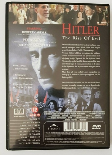 DVD : Hitler the Rise of Evil ... DUTCH ... RARE - Picture 2 of 2