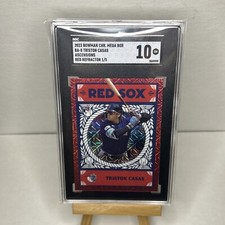 Bowman Chrome Mega Box Triston Casas Ascension Red Refractor #1/5 SGC 10 GM