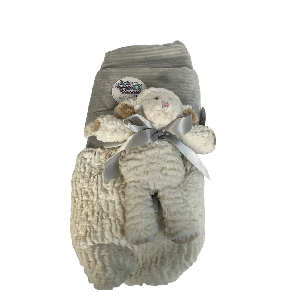 Juego de mantas Marshmallow Marry Meyer lavables a máquina cordero 28X40" Foto 4 de 4