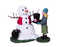 Lemax 2008 A Gift For Frosty Coventry Cove 82544 Black Tall Top Hat Snowman RARE