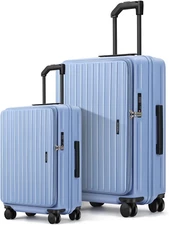 Luggage Sets Hard Shell Suitcase Top Opening Expandable with Wheels, Sturdy Larg