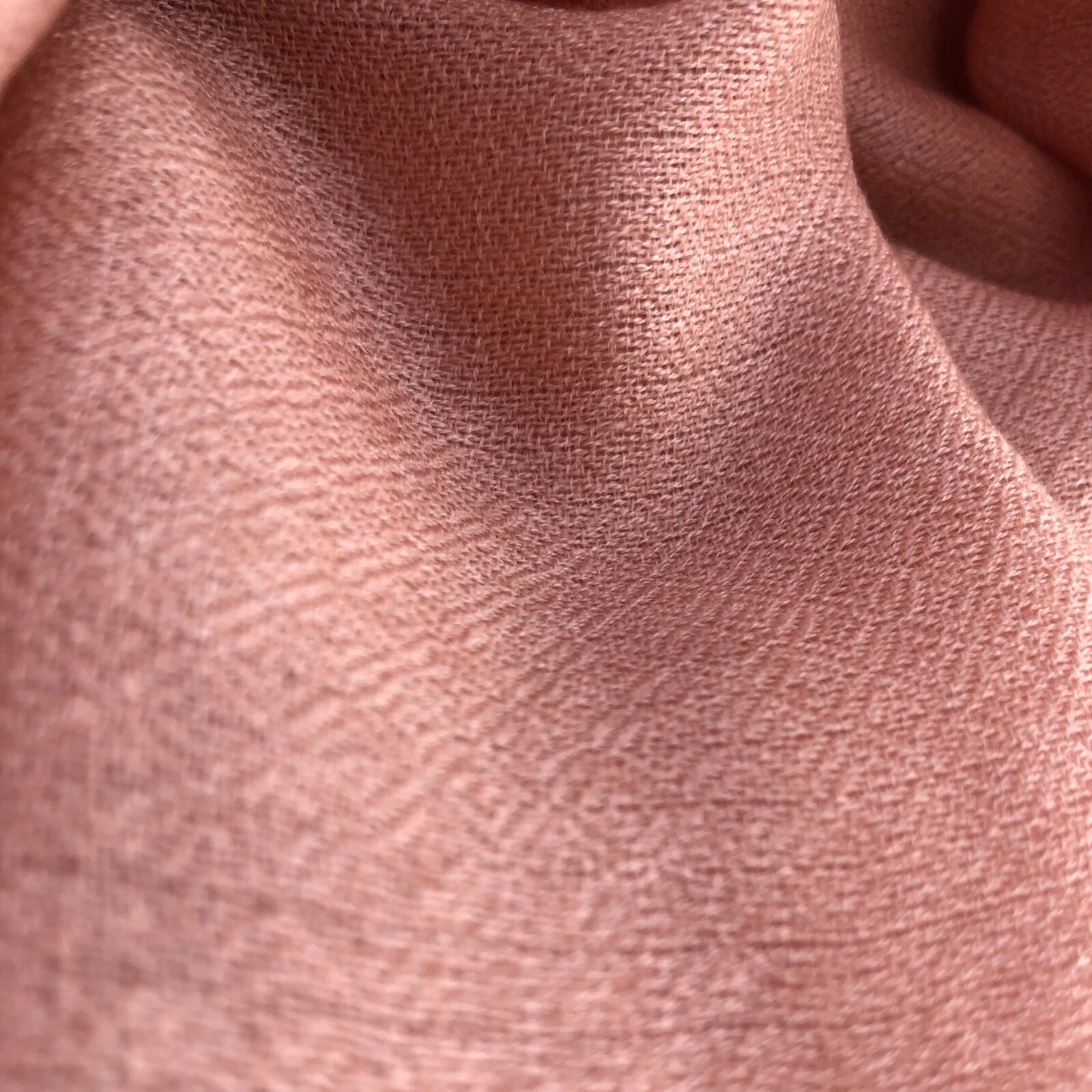 Handmade Cashmere Pashmina Scarf "Hoklabari" Apricot, Soft Stole & Neck Warmer