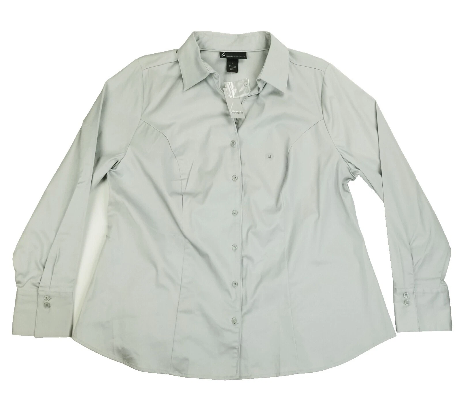 Tops Sólido Lane Bryant Formal para mujeres