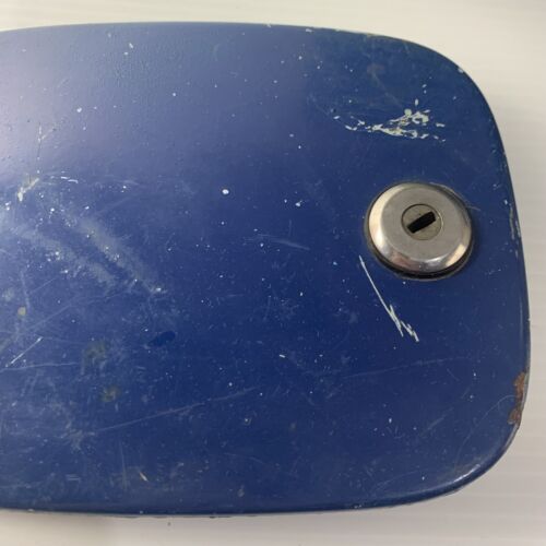 DATSUN 120Y Fuel Flap Lid Blue Petrol Filler Door Original Sunny Nissan B210 - Picture 3 of 11