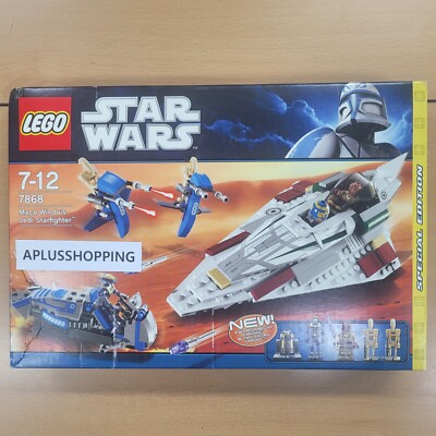 Lego 7868 Star Wars Mace Windu's Jedi Starfighter 309pcs FedEx Shipping - Sealed