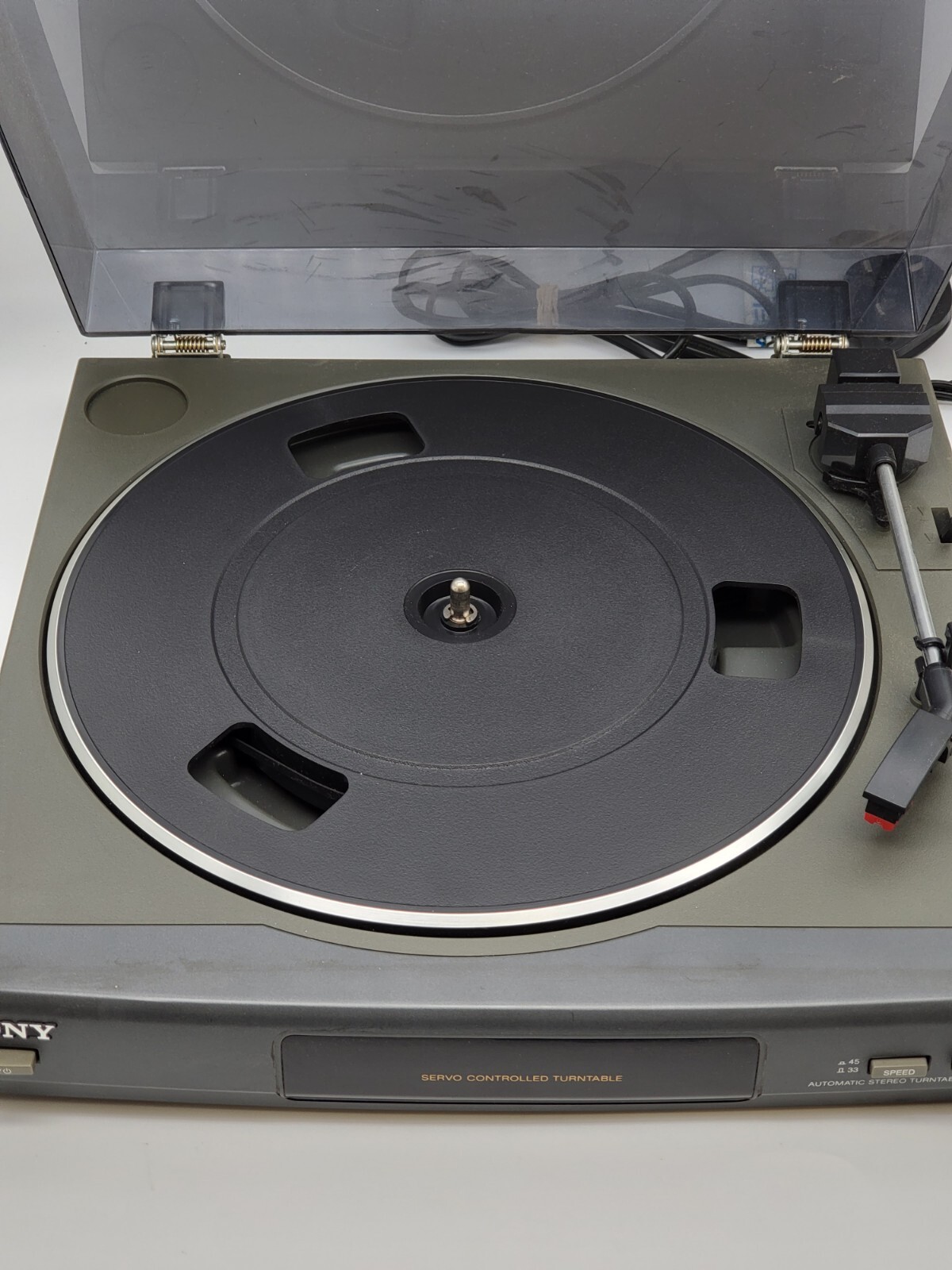 Sony PSLX56 Stereo Belt Driven Turntable Black 27242534230 eBay