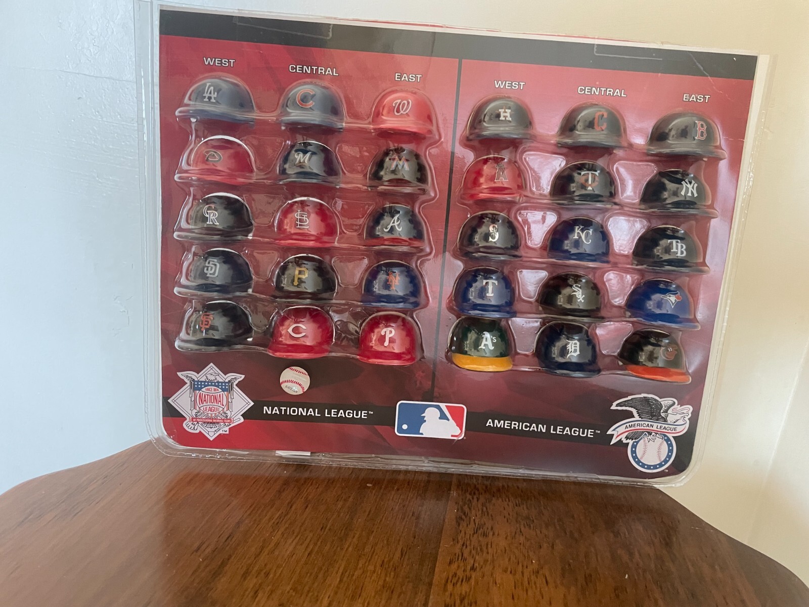 Rawlings Major League Baseball Batting Helmet Standings Board National