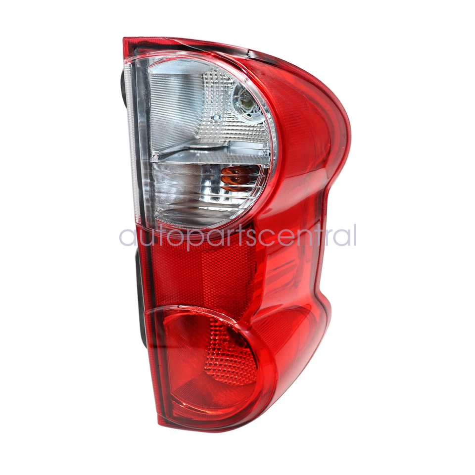 Luz trasera halógena apta para Nissan NV200 2013-2021 izquierda transparente y lente roja con bombilla(s) Foto 4 de 4
