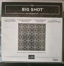 Stampin Up TIN TILE DYNAMIC Embossing Folder Retired