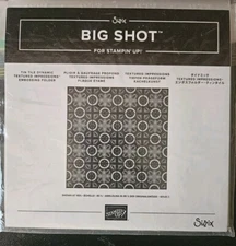 Stampin Up TIN TILE DYNAMIC Embossing Folder  Retired