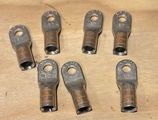 A-c Org 20 Straight Battery 38 Cable Lugs Bulk Sale Lot Of Seven 7