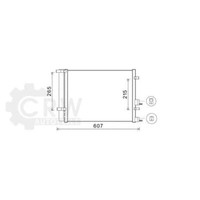 AVA Quality Cooling Kondensator Klimaanlage Mit Trockner FüR Hyundai I20 PB PBT