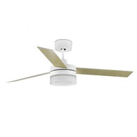 Deckenventilator Mit Licht Und Fernbedienung Ice 132 Cm Wohnzimmer LüFter Led