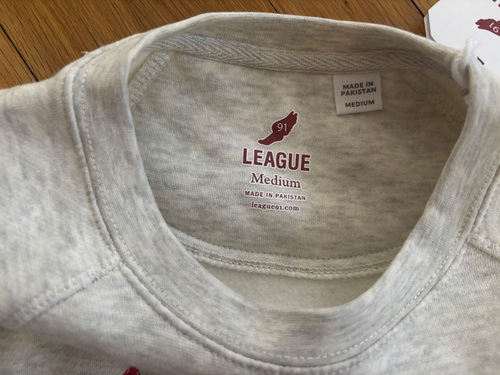 Northeastern University Huskies 1898 Crew Neck Sweatshirt NWT League Brand - Picture 2 of 4