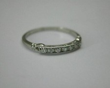 0.35ct Round Cut Lab Created Diamond Wedding Band Ring 14K White Gold Plated