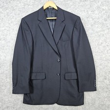 Jos A Bank Men's Blazer Navy Blue Size 42R 100 Wool Gordon Model Single Vented