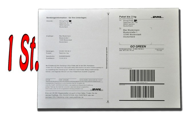 Messing es ist wunderschön Psychologie dhl paketmarke online Regnerisch ...