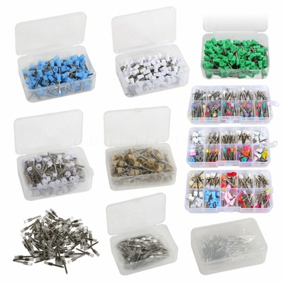 100 Dental Nylon Einweg polierer prophylaxe Bowl Zahnbürste Cup Cups Brushes Mix
