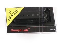 DiMarzio F-spaced Crunch Lab Bridge Humbucker Black W/Black Poles DP 228